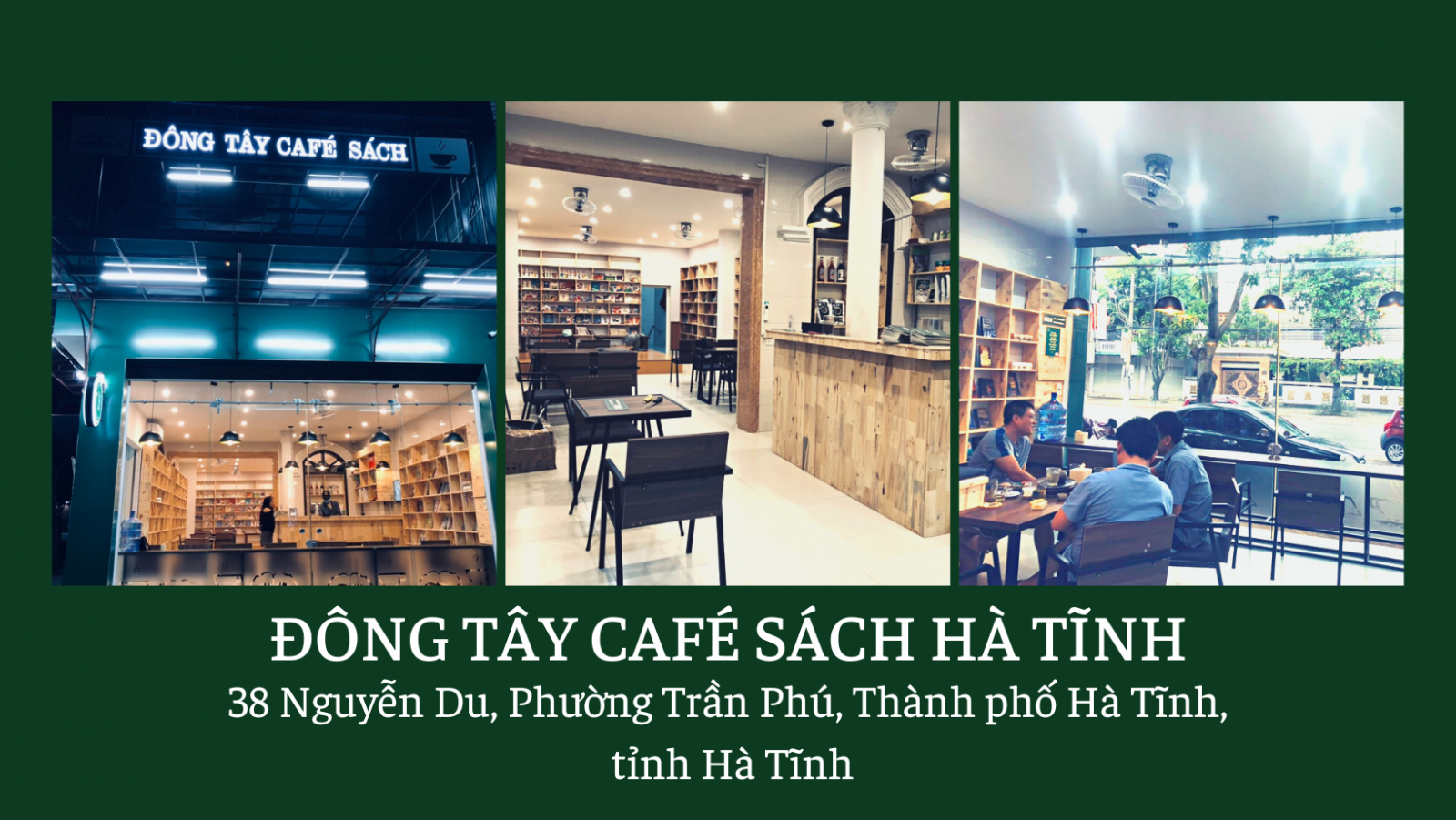 ĐÔNG TÂY CAFÉ SÁCH HÀ TĨNH