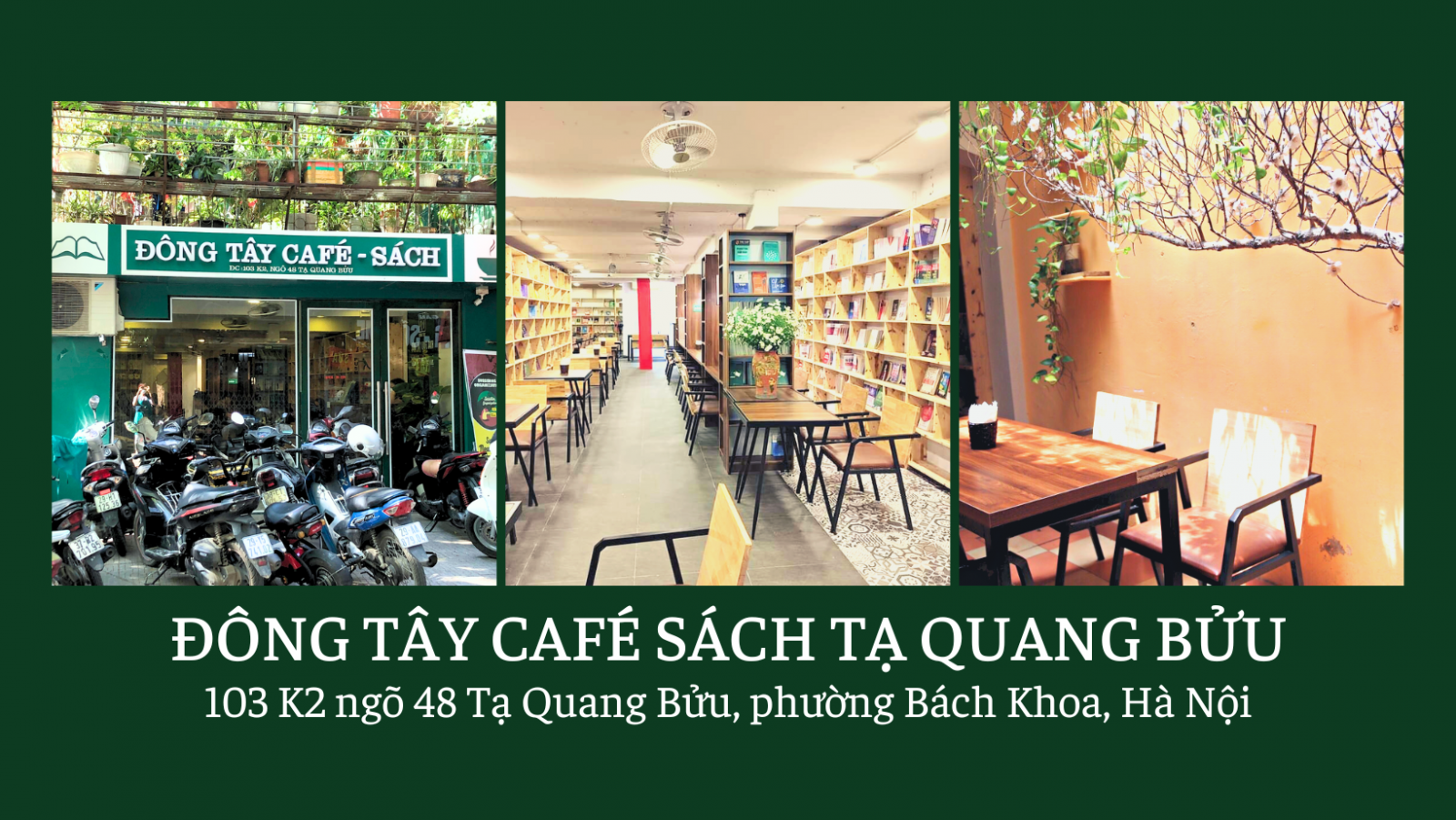 ĐÔNG TÂY CAFÉ SÁCH TẠ QUANG BỬU