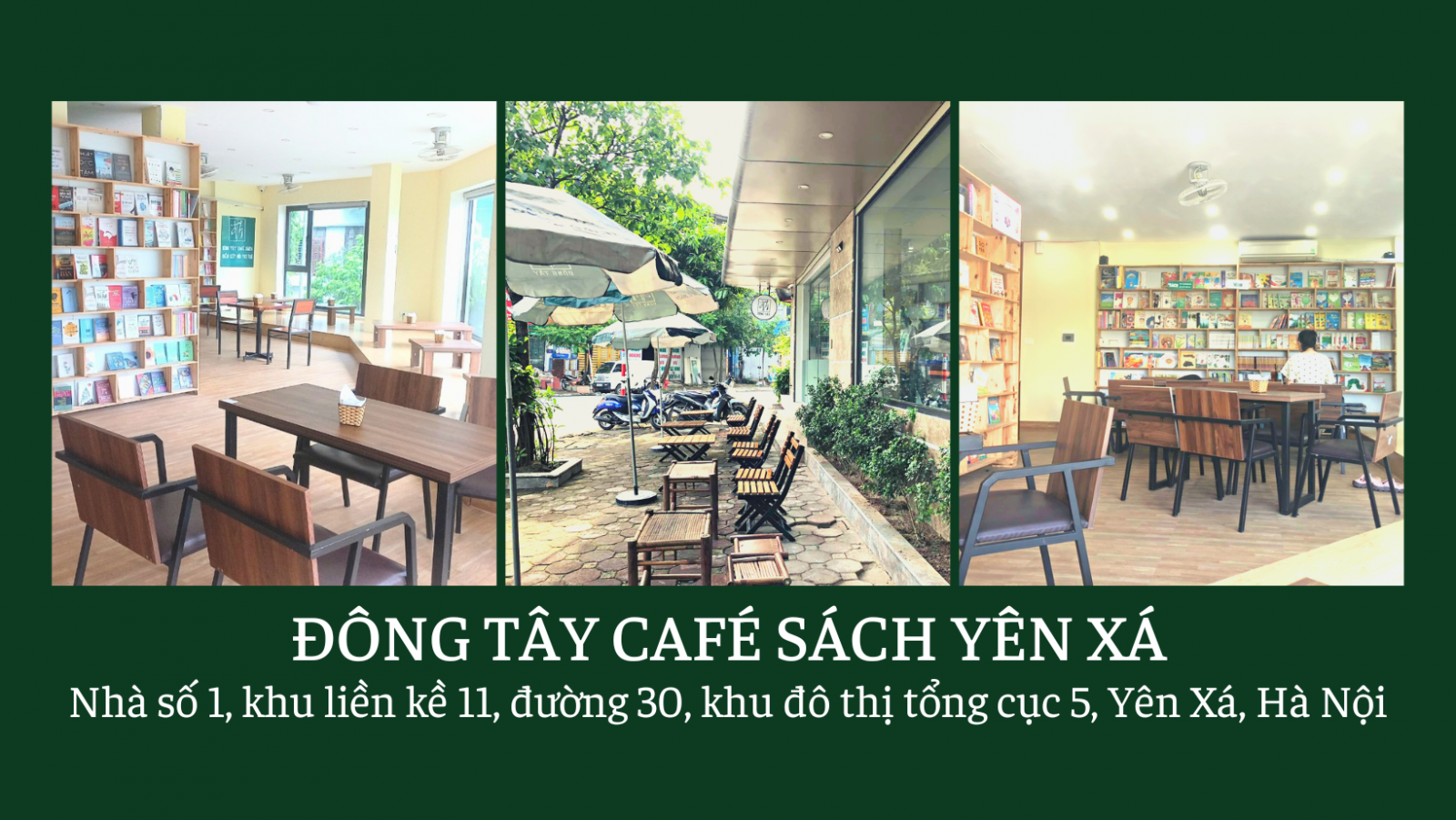 ĐÔNG TÂY CAFÉ SÁCH YÊN XÁ